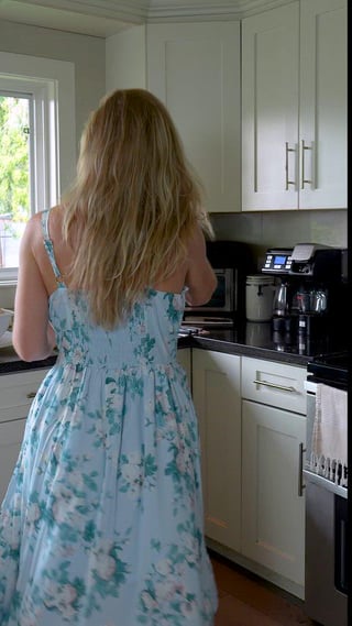 Hope the dishes aren’t the only ones getting worked over in this kitchen today