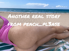 100% real text exchange from when my hotwife, peach_pl3ase, went to a Caribbean beach with a pink thong on…