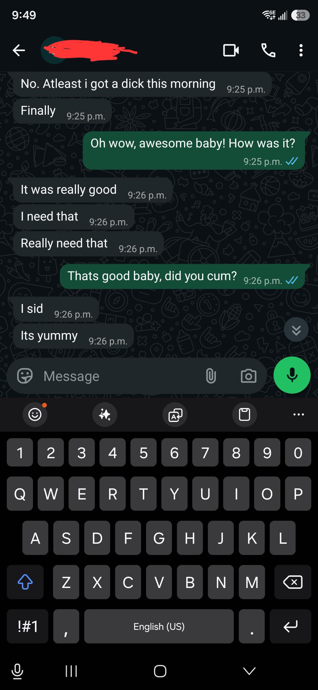She finally did it with someone new