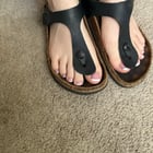 Do you guys like toe prints on sandals?🙈💗