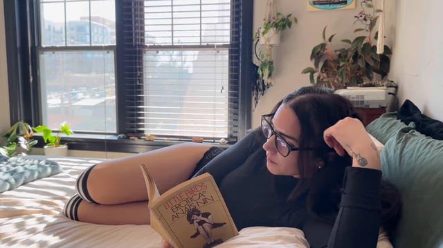 i didn’t finish the book, but i finished the blow/hand job