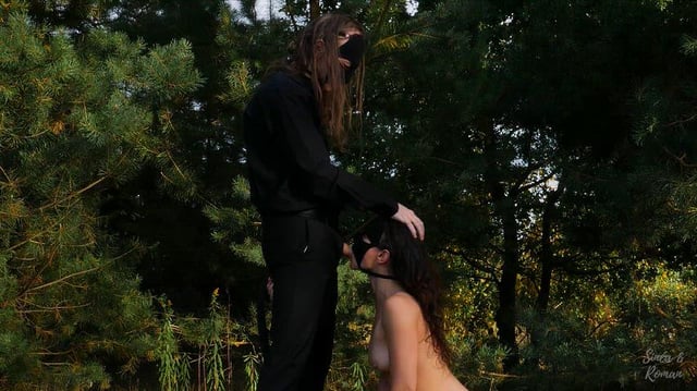 Fucking her face surrounded by trees feels so good! 🍆💋🌲
