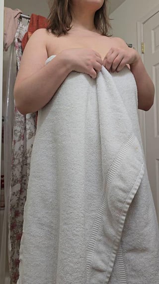 Just showered and wondering what trouble I’ll find