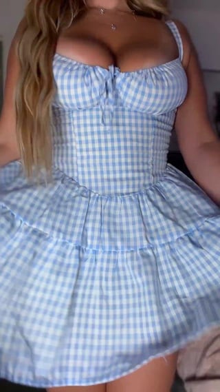 Natural sundress titties
