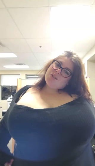 My work break is just an excuse to show off my tits for you
