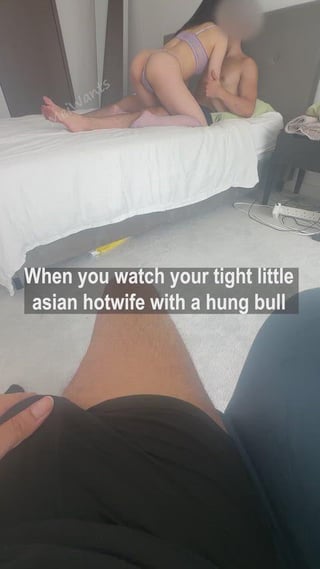 i let hubby come in person so he could really appreciate how much his asian hotwife loves enjoying other men