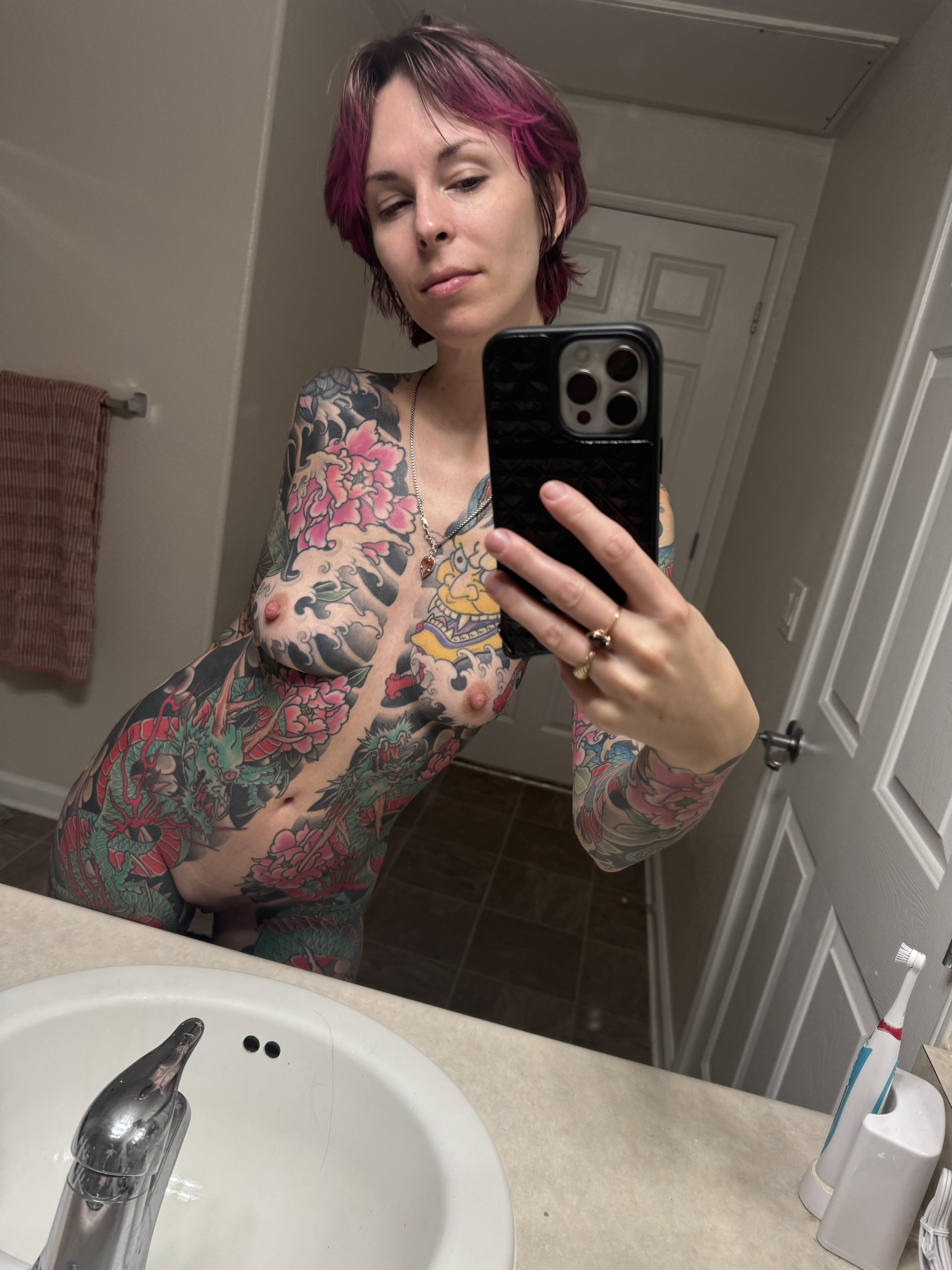 I get a lot of hate on my full body tatts