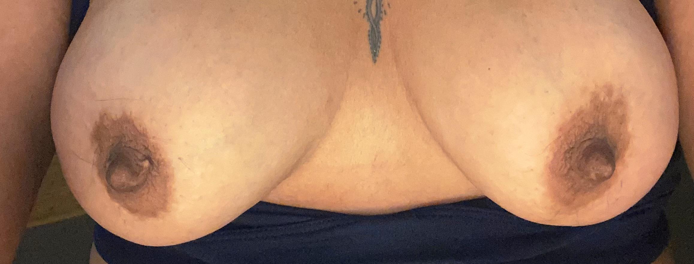 Sensitive nipples need sucking