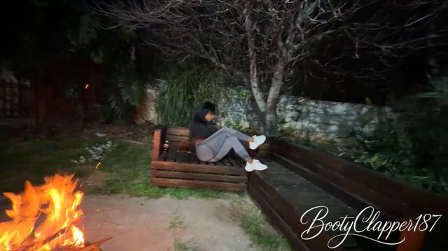 What happens by the bornfire when a black girl is around