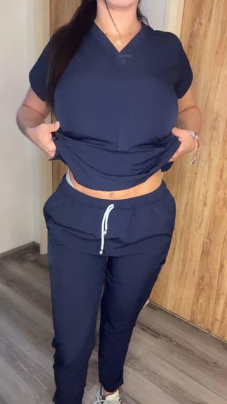 Just a naughty nurse wife, will you eat me out after my shift