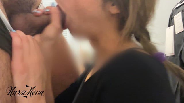 Went to see if his jeans fit… got a mouthful of cum instead…