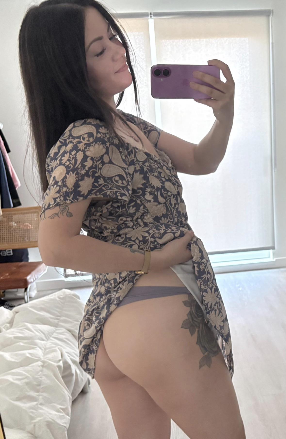 Upskirt view in my dress