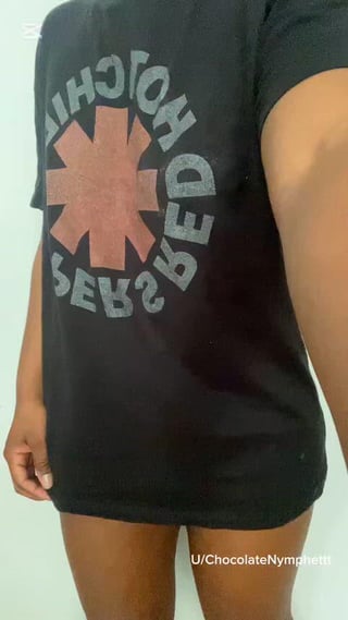 No underwear and a band shirt is an underrated breeding whistle