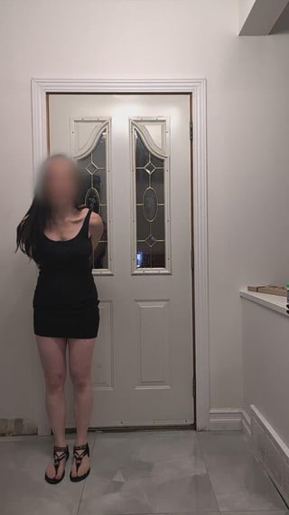 Surprise under my dress