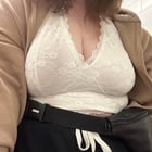 My eyes r up here perv