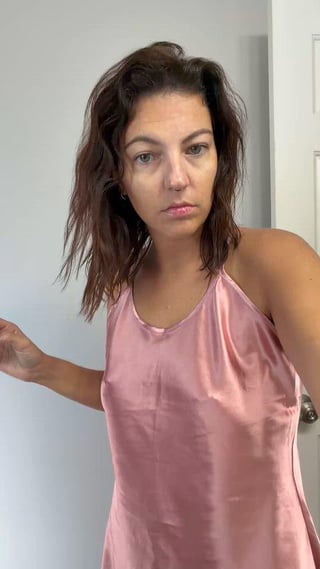 Bouncing natural milf tits
