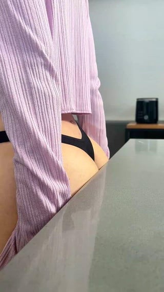 Giant ass on the kitchen counter…Come get a closer look