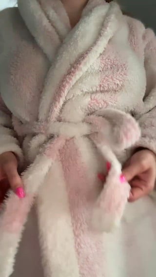 There’s a lot going on under this robe.. and it’s good
