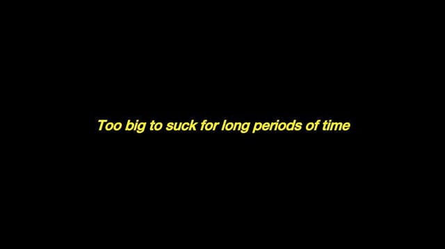 Big dick problems