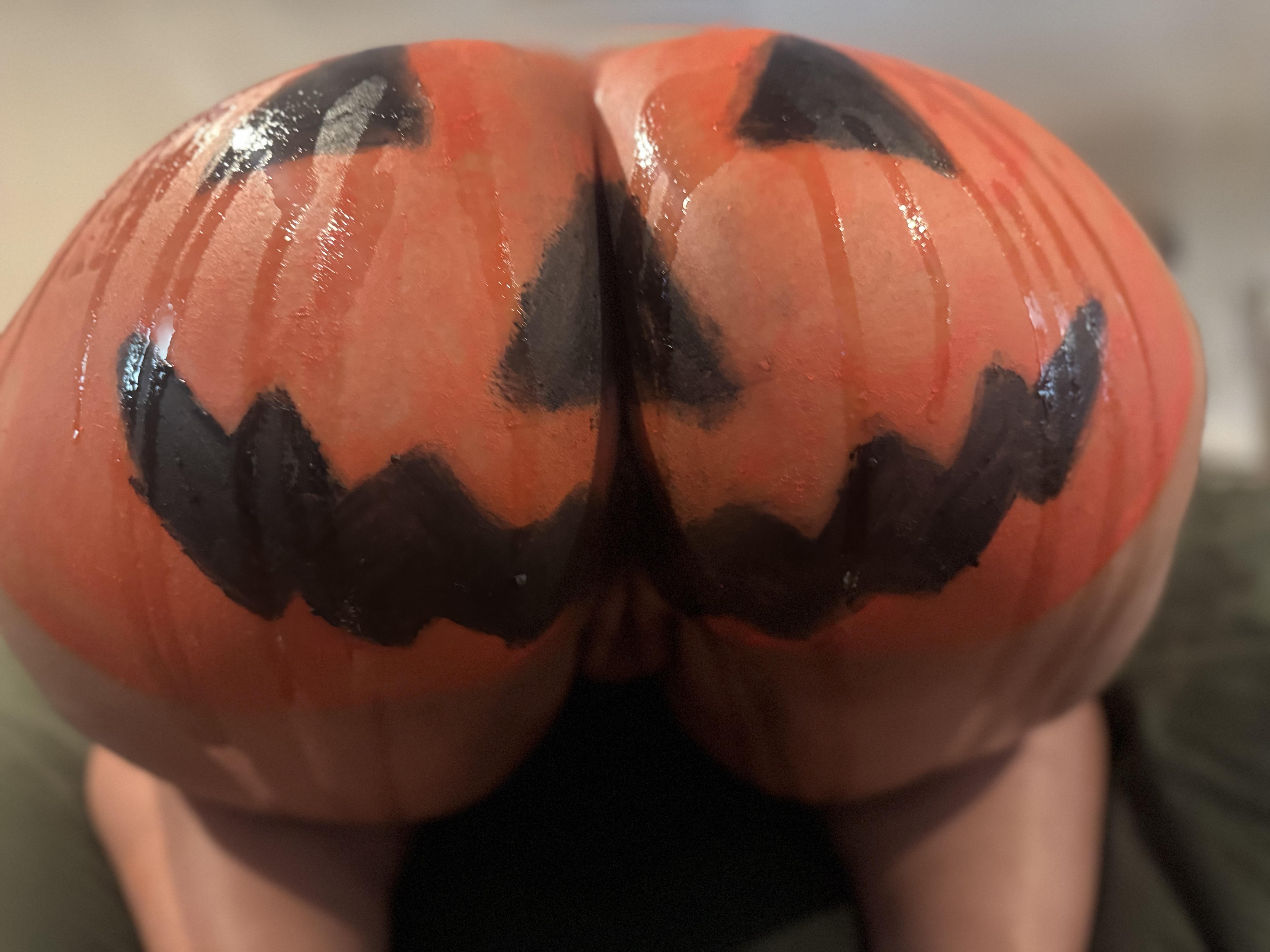 That’s a big round pumpkin