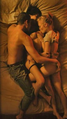 Klara Kristin and Aomi Muyock awesome threesome plot in ‘Love'(2015)