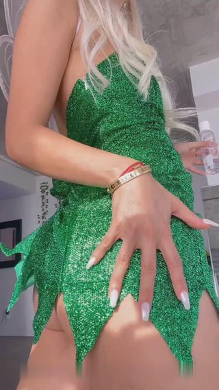 Pretty dress with a prettier ass underneath