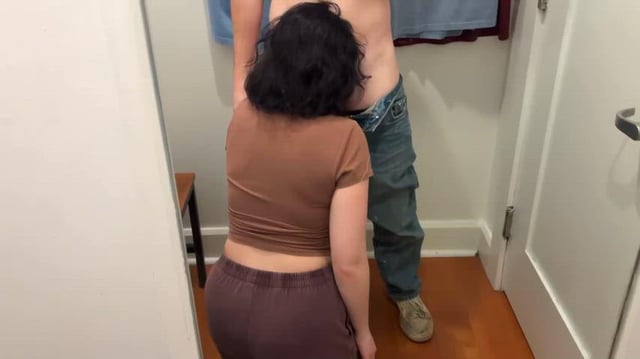 u never know what may be happening in the fitting room next to u