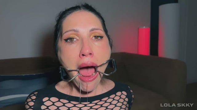 Gagged, tied and at his mercy