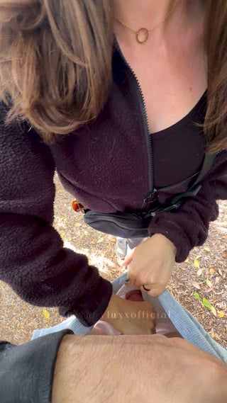 There is always time for a blowjob break on our hikes