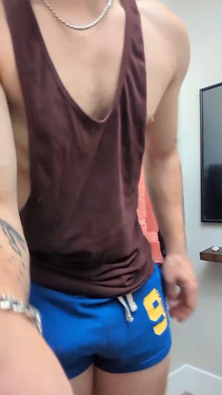 I guess I need some bigger shorts to contain it.