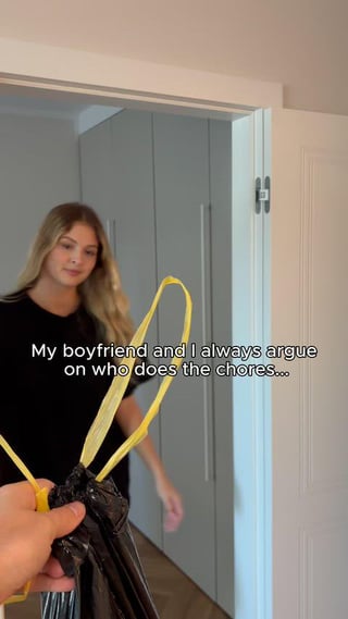 Finally found a way to make my slutty girlfriend do the chores