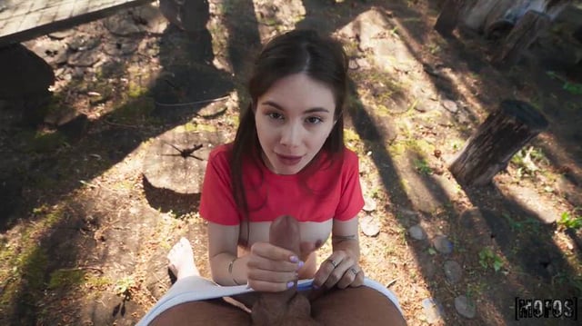 Outdoors and milkin it