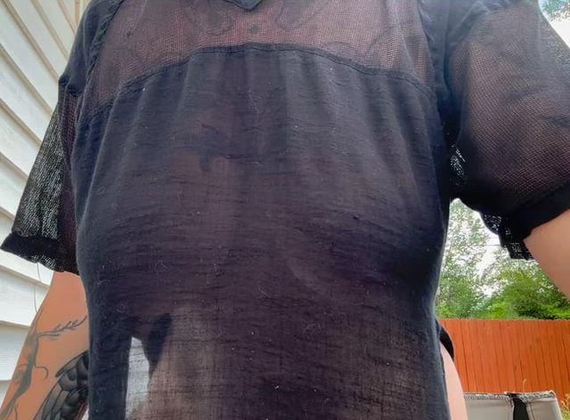 Outdoor tease