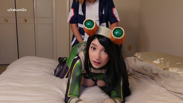Froppy reaction when a cock first goes inside her (Prim) [My Hero Academia]