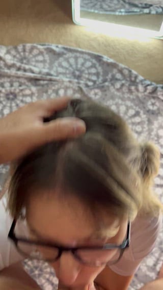 good girl getting every drop of cum
