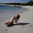Guys on the beach really enjoyed my performance