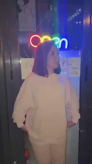 Tits reveal in public