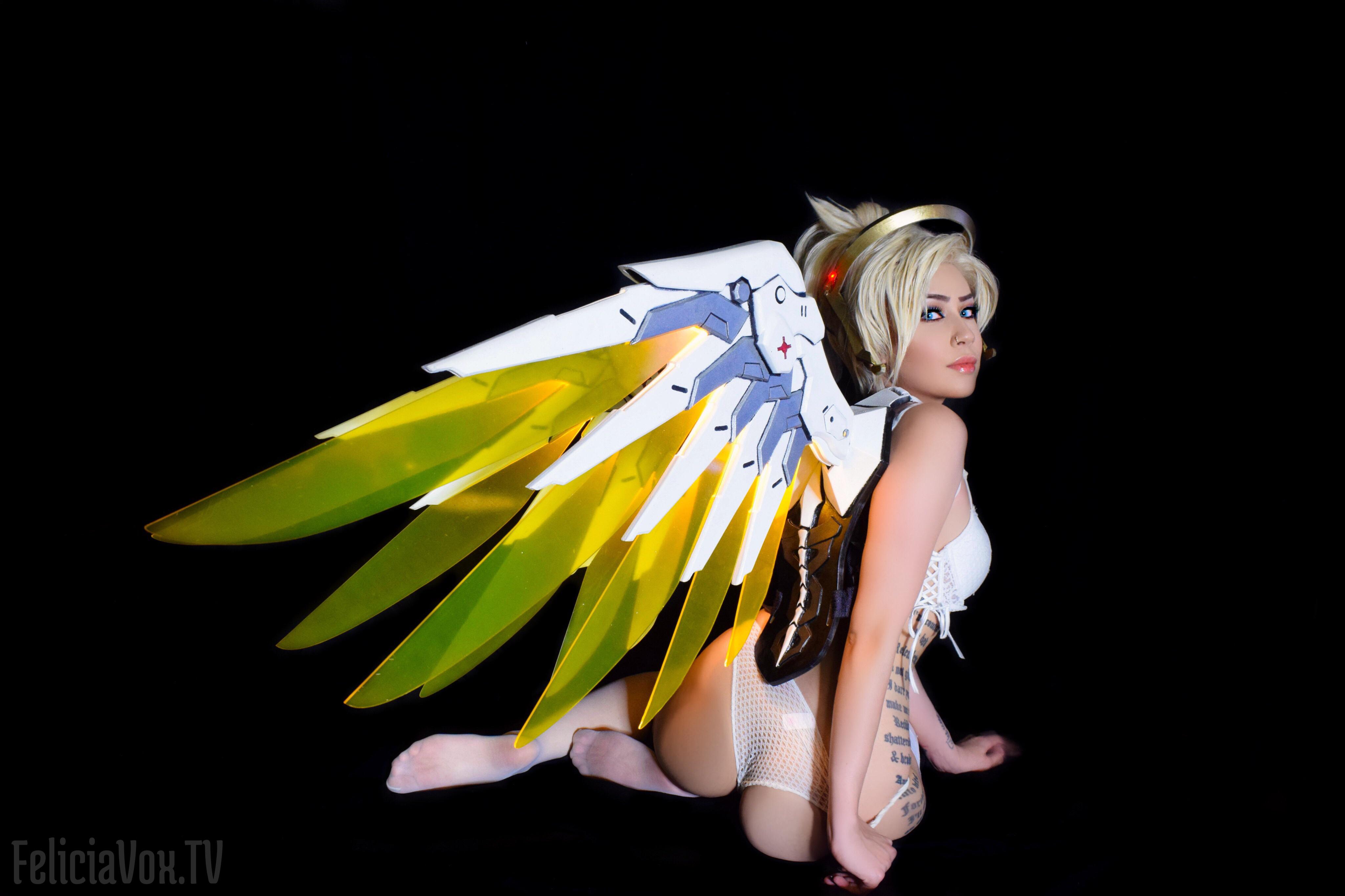 Mercy cosplay from Overwatch by Felicia Vox