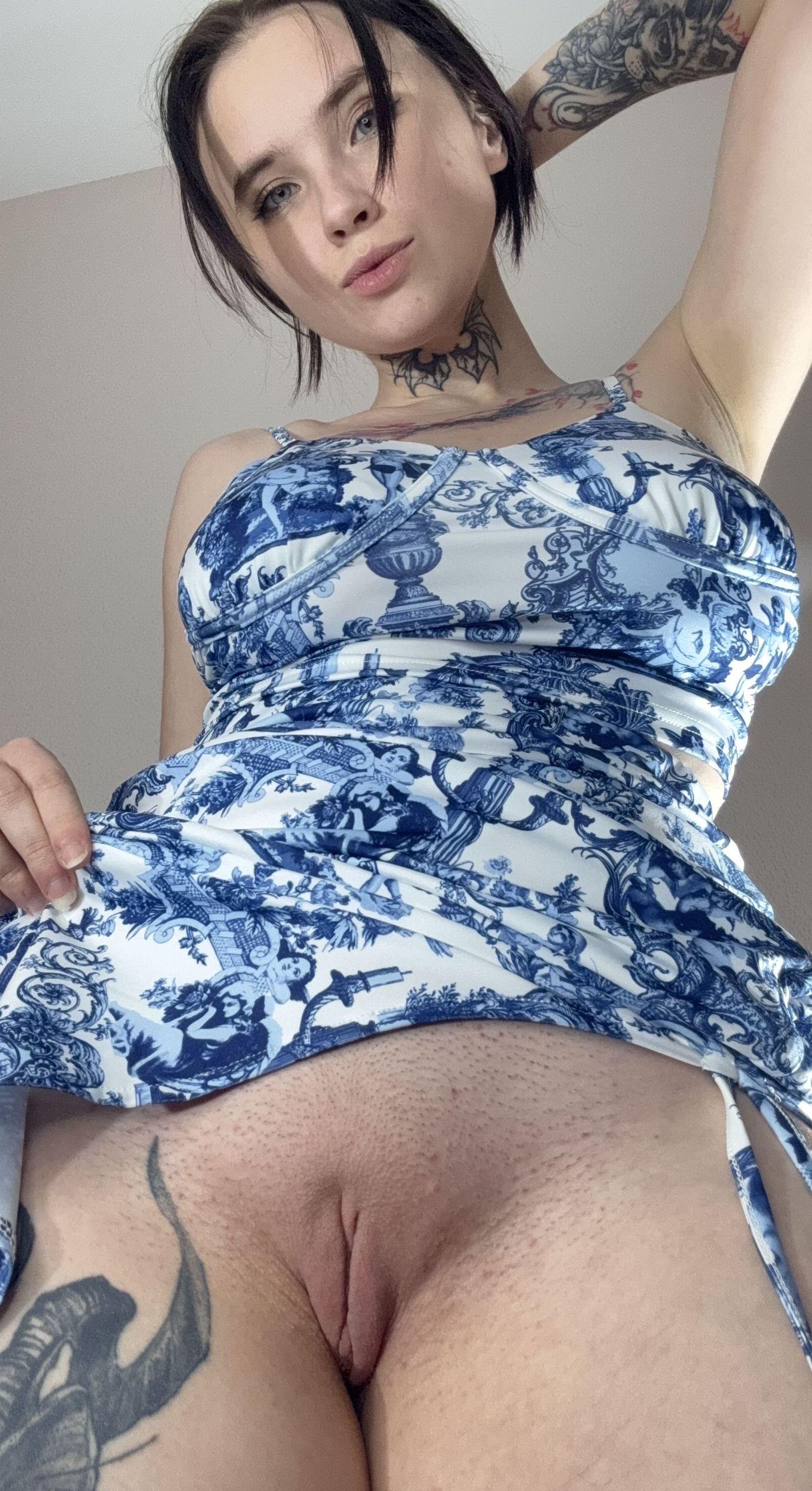 No panties I wanted everyone to see
