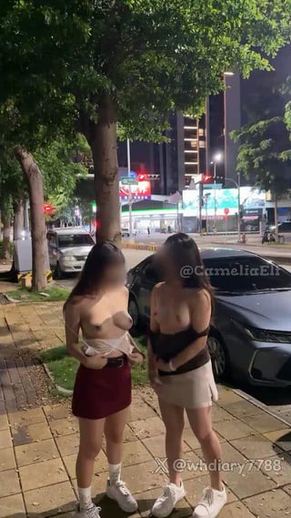 Filming Flashing Videos With My Senpai… So Fucking Exciting 🥵