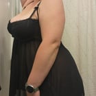 Wife (30) in sheer black… soft, heavy, and shareable!
