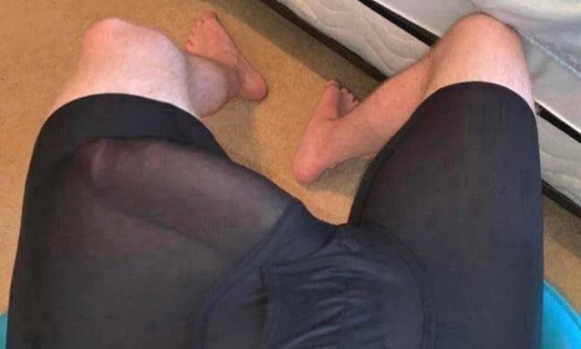 (M28) compression shorts can only hide so much…