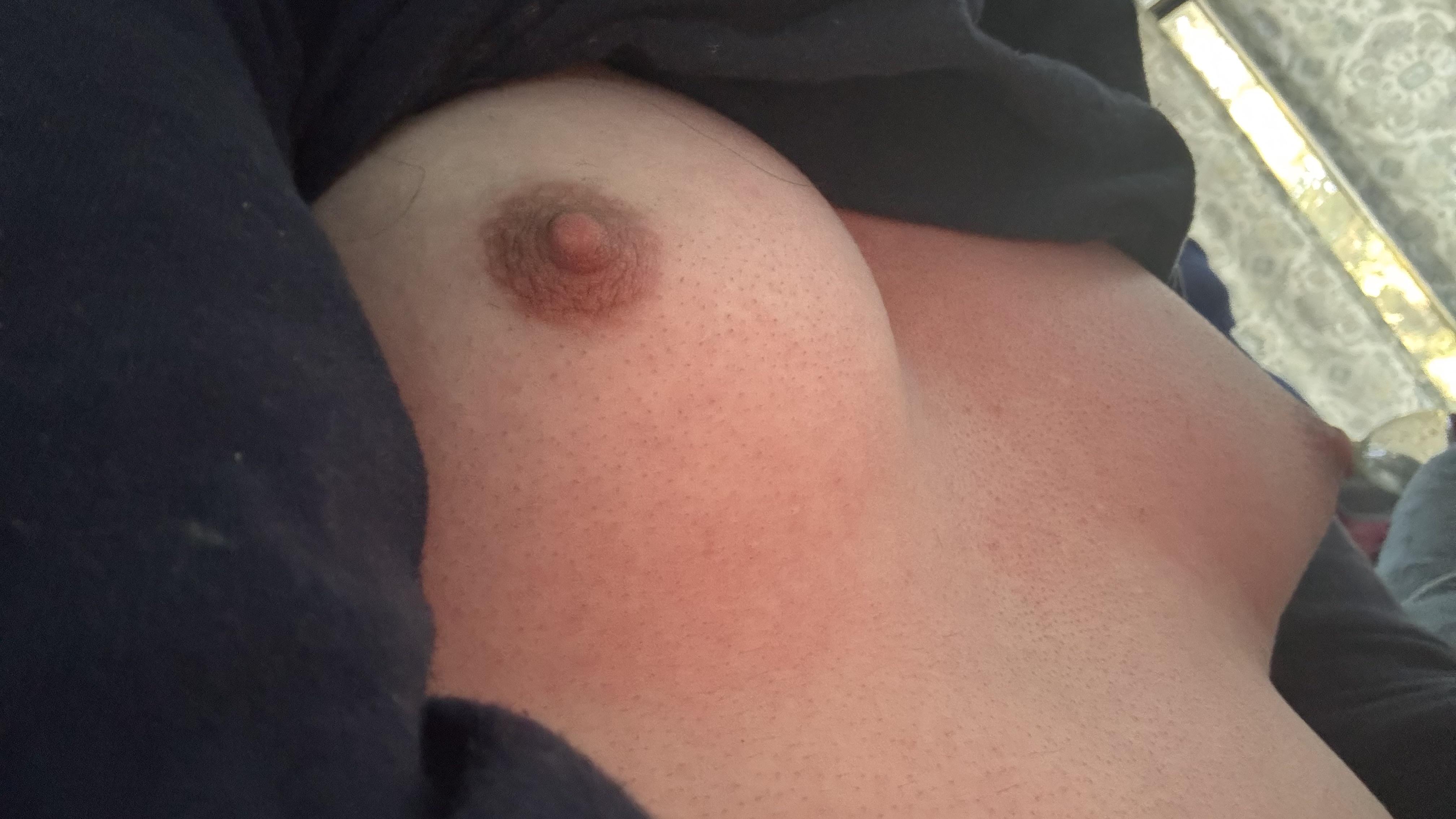 would you squeeze my tits while fucking me from behind?