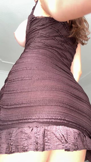 No panties under sundress